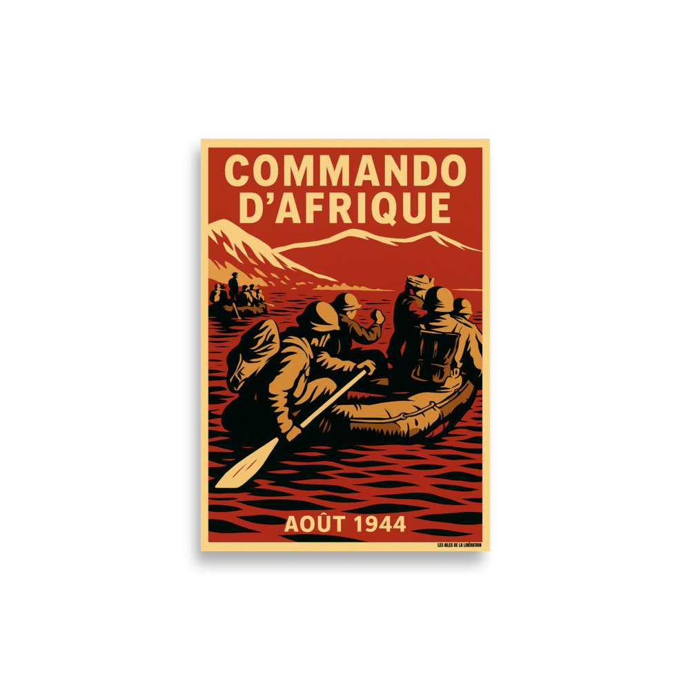 Poster des Commandos d’Afrique – Les héros du Débarquement de Provence – Image 4