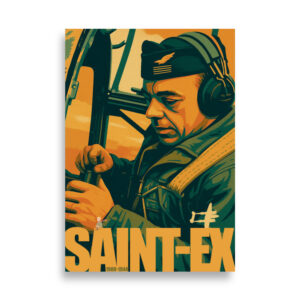 Poster Antoine de Saint-Exupéry – L’écrivain-aviateur de la France libre