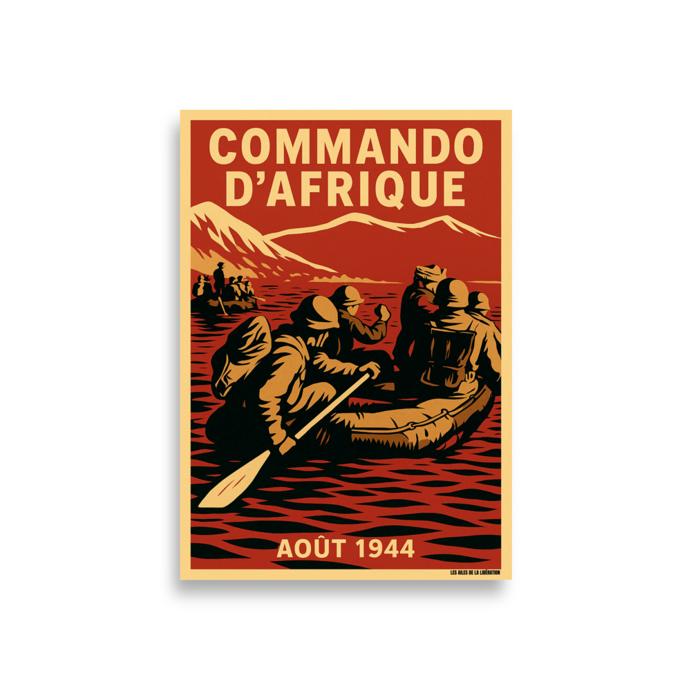 Poster des Commandos d’Afrique – Les héros du Débarquement de Provence – Image 2