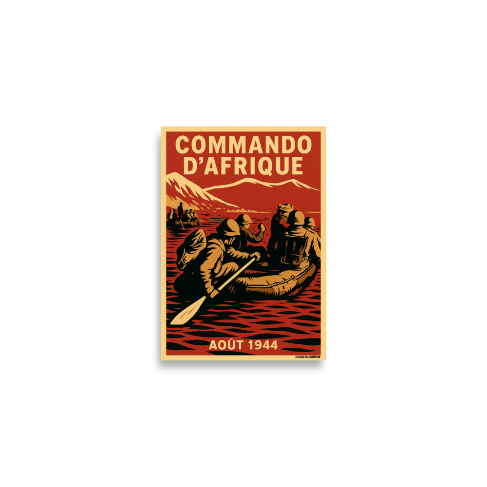 Poster des Commandos d’Afrique – Les héros du Débarquement de Provence – Image 3